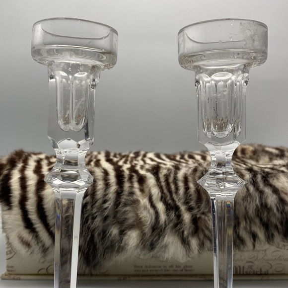 BOGO 🤑Crystal Tapered Candle Holders - Picture 3 of 3